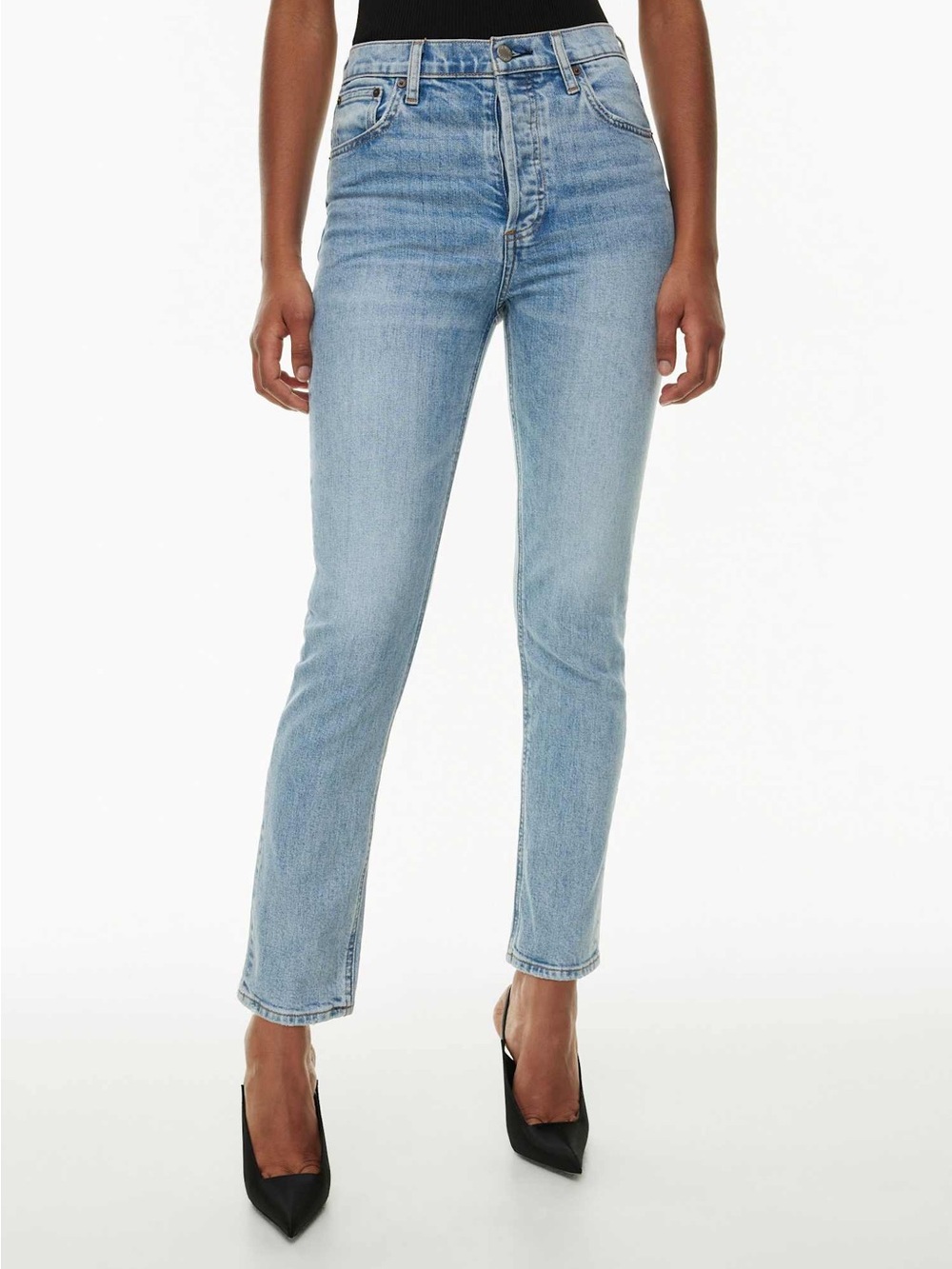 Denim Forum The Yoko High-Rise Slim Jeans